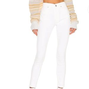 HUDSON WHITE SKINNY JEANS